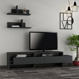 Hanah Home Gara - Mueble para la televisión Antracita